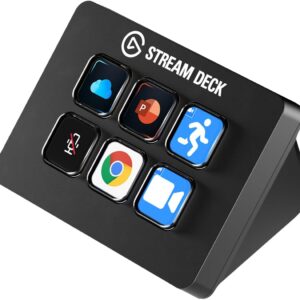 Elgato Stream Deck Mini – Management Zoom, Groups, PowerPoint, MS Workplace and Extra, Enhance Productiveness with Seamless Integration for Every day Apps, Set Up Shortcuts Simply, Suitable with Mac and PC