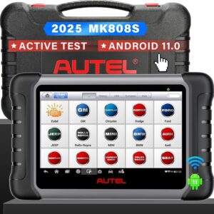 Autel Scanner MaxiCOM MK808S: 2025 Bidirectional Software as MK808BT Professional MX808S M808Z, Operate as MaxiCheck MX900, 28+ Service, Energetic Take a look at, All System Diagnose, Injector Coding, FCA Autoauth Android 11