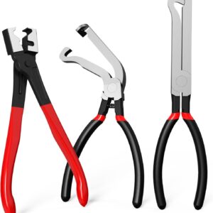 Electrical Disconnect Pliers 3-Pack Skilled Set – Automotive Connector & Gasoline Line Clip Remover Instruments for Automobiles, Vans Restore with Speedy Disconnector (Multi-Use Equipment)