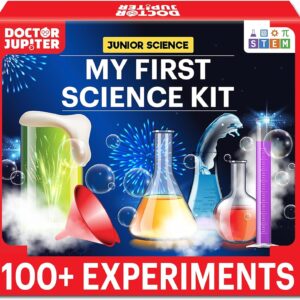Physician Jupiter My First Science Equipment for Children Ages 4-5-6-7-8| Birthday Present Concepts for 4-8-12 Yr Previous Boys & Women| Toy Stem Equipment with 100+ Experiments| Studying & Instructional, Preschool Actions