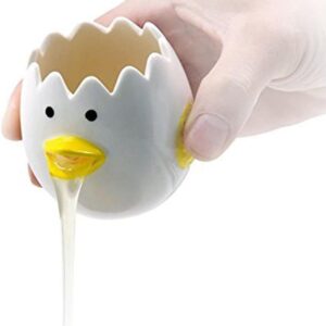 LuoCoCo Cute Egg Separator, Ceramics Vomiting Hen ...