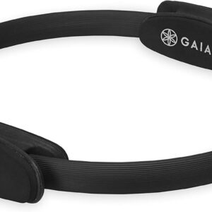Gaiam Pilates Ring Health Circle – Light-weight & Sturdy Foam Padded Handles, Versatile Resistance Train Tools for Firming Arms, Thighs/Legs & Core