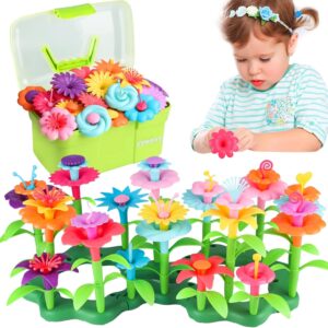 CENOVE Toddler Toys for 3 4 5 6 Years Outdated Boys Ladies,Improve DIY Constructing Blocks Stacking Toy,STEM Academic Mind Growth Preschool Kindergarten Toy with Storage Field