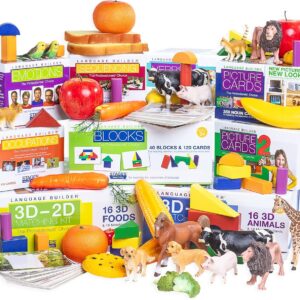 Levels Studying Language Builder 9-Field Set Instructional Flash Playing cards