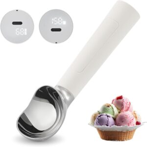 Heated Ice Cream Scoop Rechargeable, Electrical Wa...