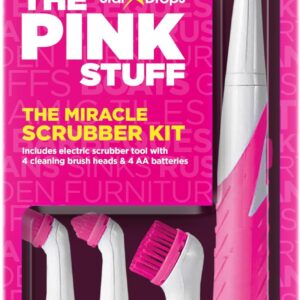 The Pink Stuff – Stardrops – The Miracle Scrubber Package – 4 Cleansing Brush Heads