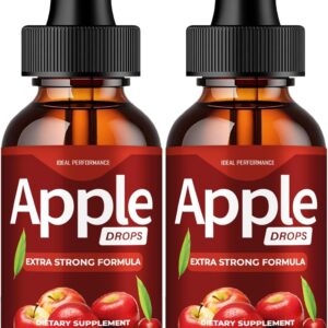 Apple Drops, Apple Drops Complement Assist – Most Energy, AppleDrops Superior Liquid Oral Drop, Apple Liquid Drops Premium Formulation, All Pure Assist Drops, AppleDrops Well being Critiques (2 Pack)