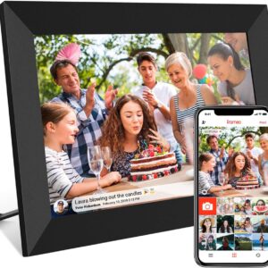 32GB FRAMEO 10.1 Inch Good WiFi Digital Picture Body 1280×800 IPS LCD Contact Display screen, Auto-Rotate Portrait and Panorama, Inbuilt 32GB Reminiscence, Share Moments Immediately through Frameo App from Anyplace