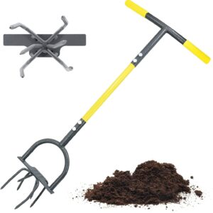 Jardineer Hand Tiller Cultivator, Twist Tiller Bac...